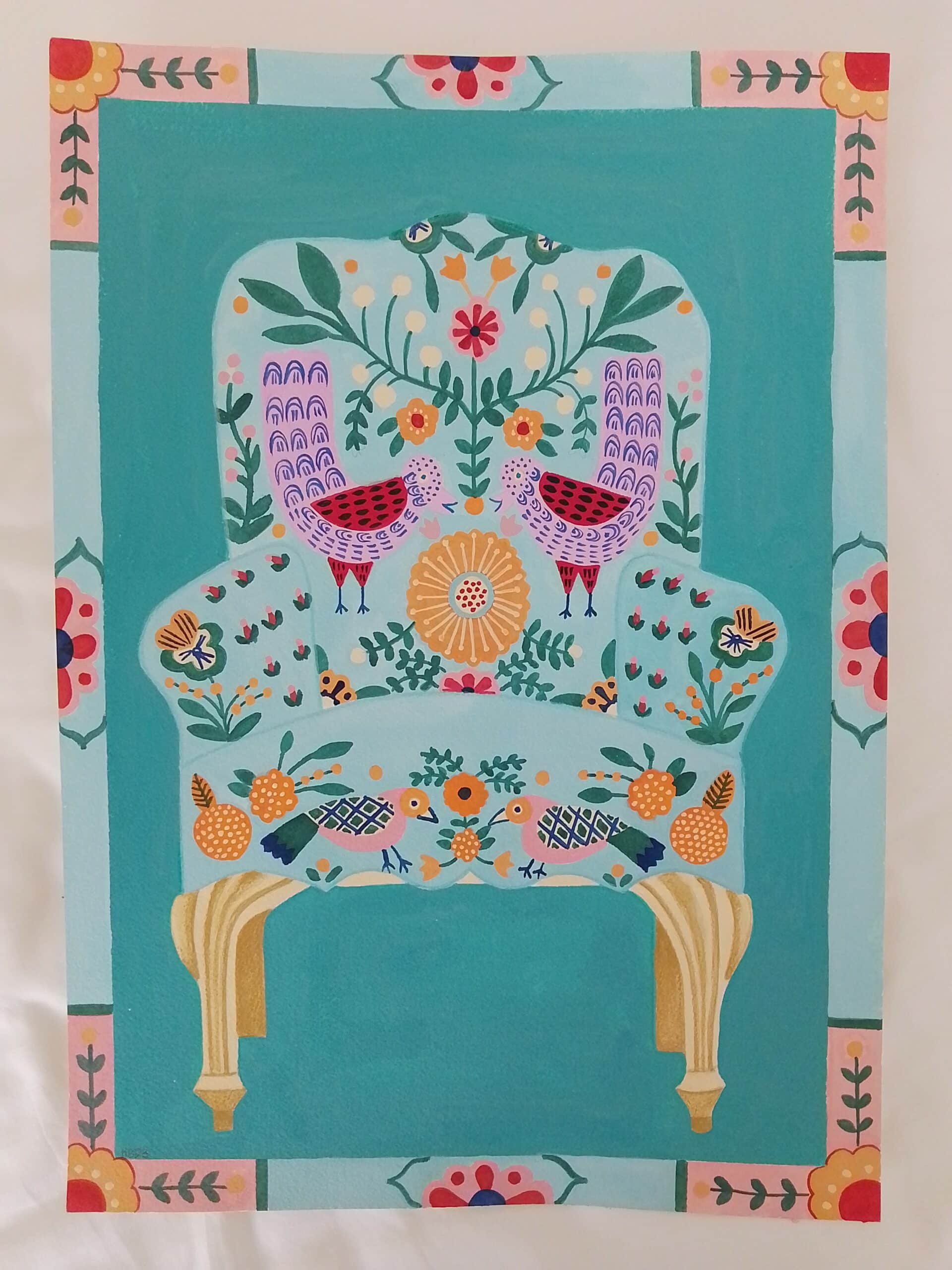 Anthropologie Chair