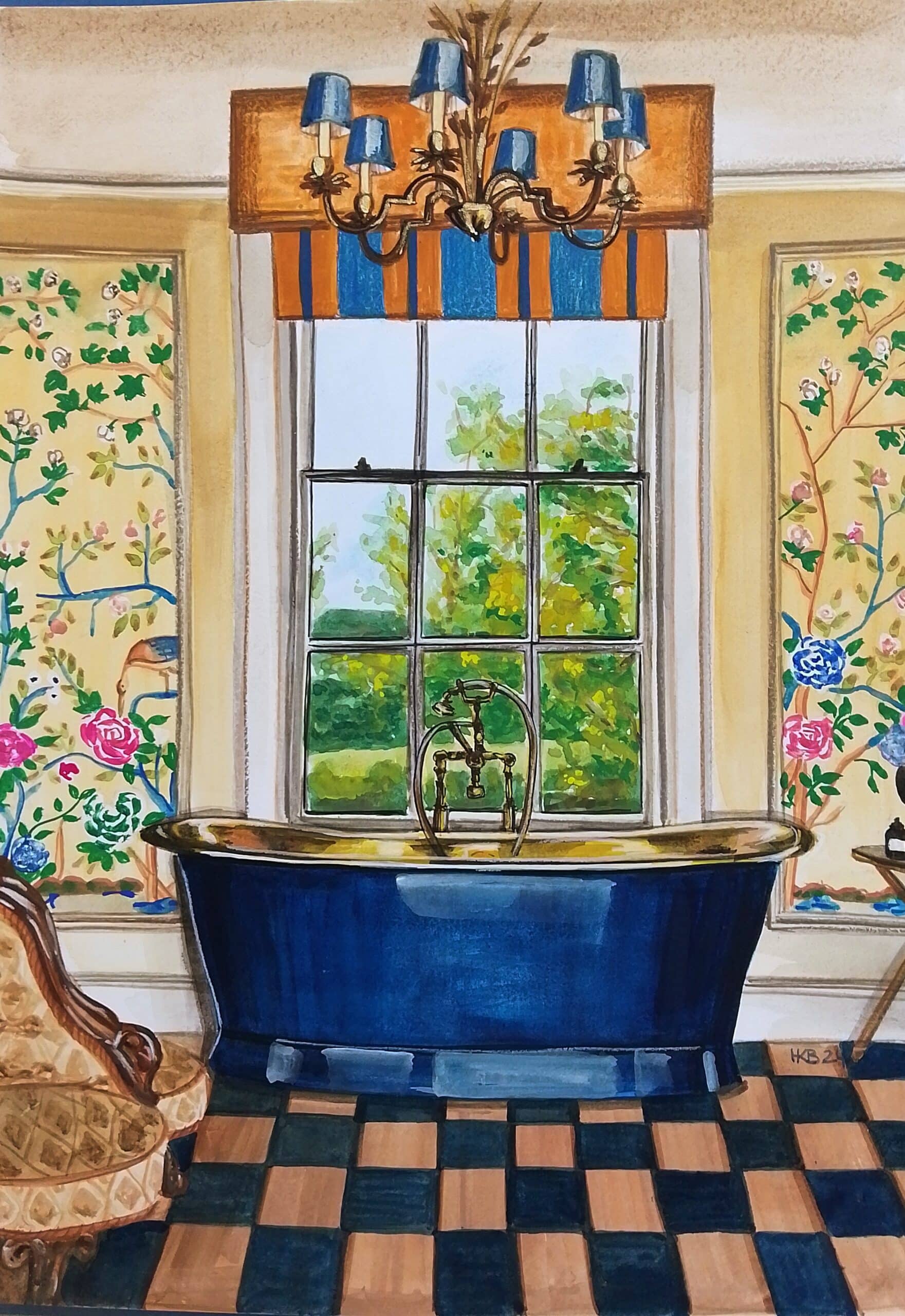 Blue Bath