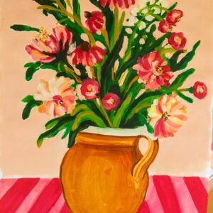 Dahlias in Jug