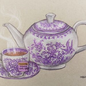 Burleigh Asiatic Pheasant and Twinings French Earl Grey