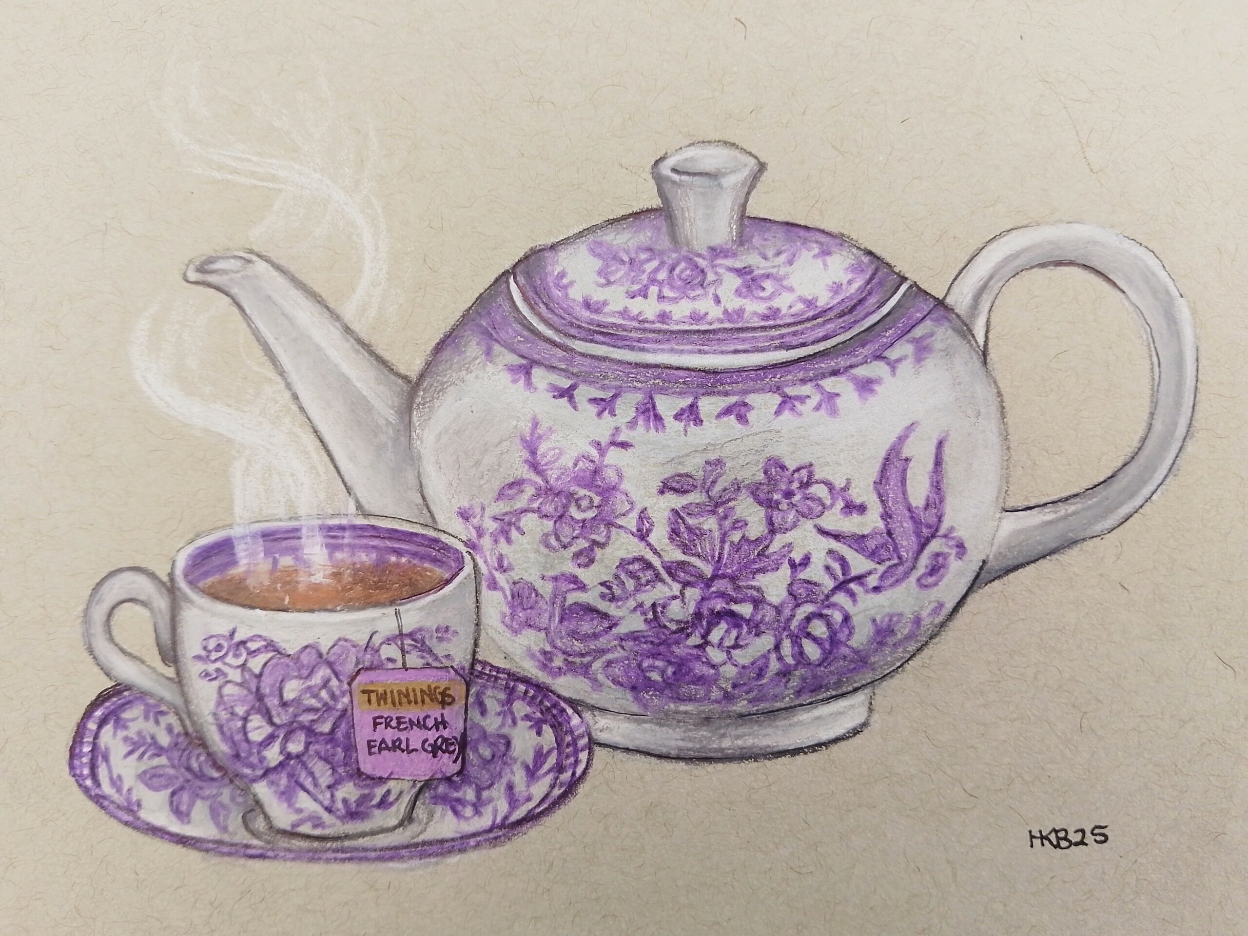 Burleigh Asiatic Pheasant and Twinings French Earl Grey
