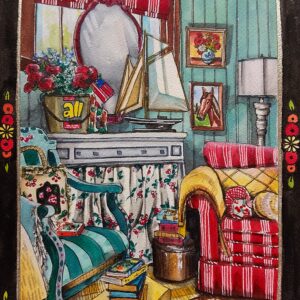 A Happy Place (original watercolour)