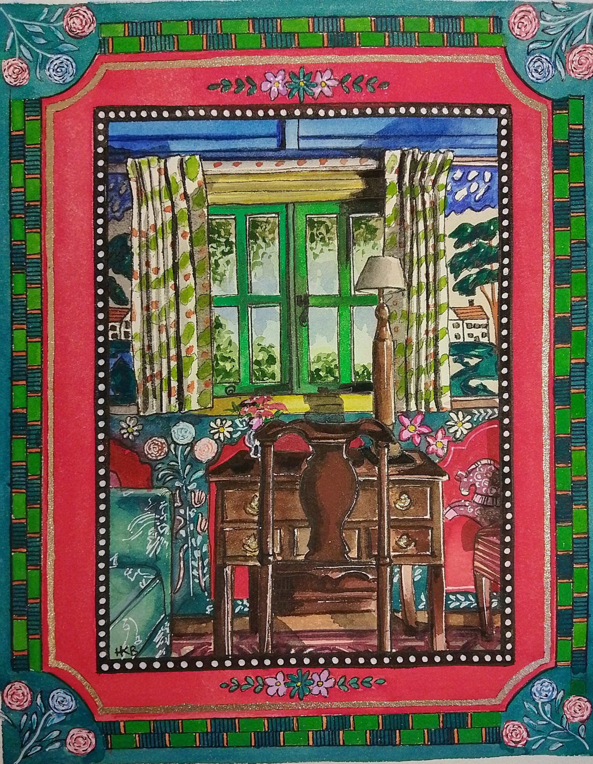 Folk Art Cabin