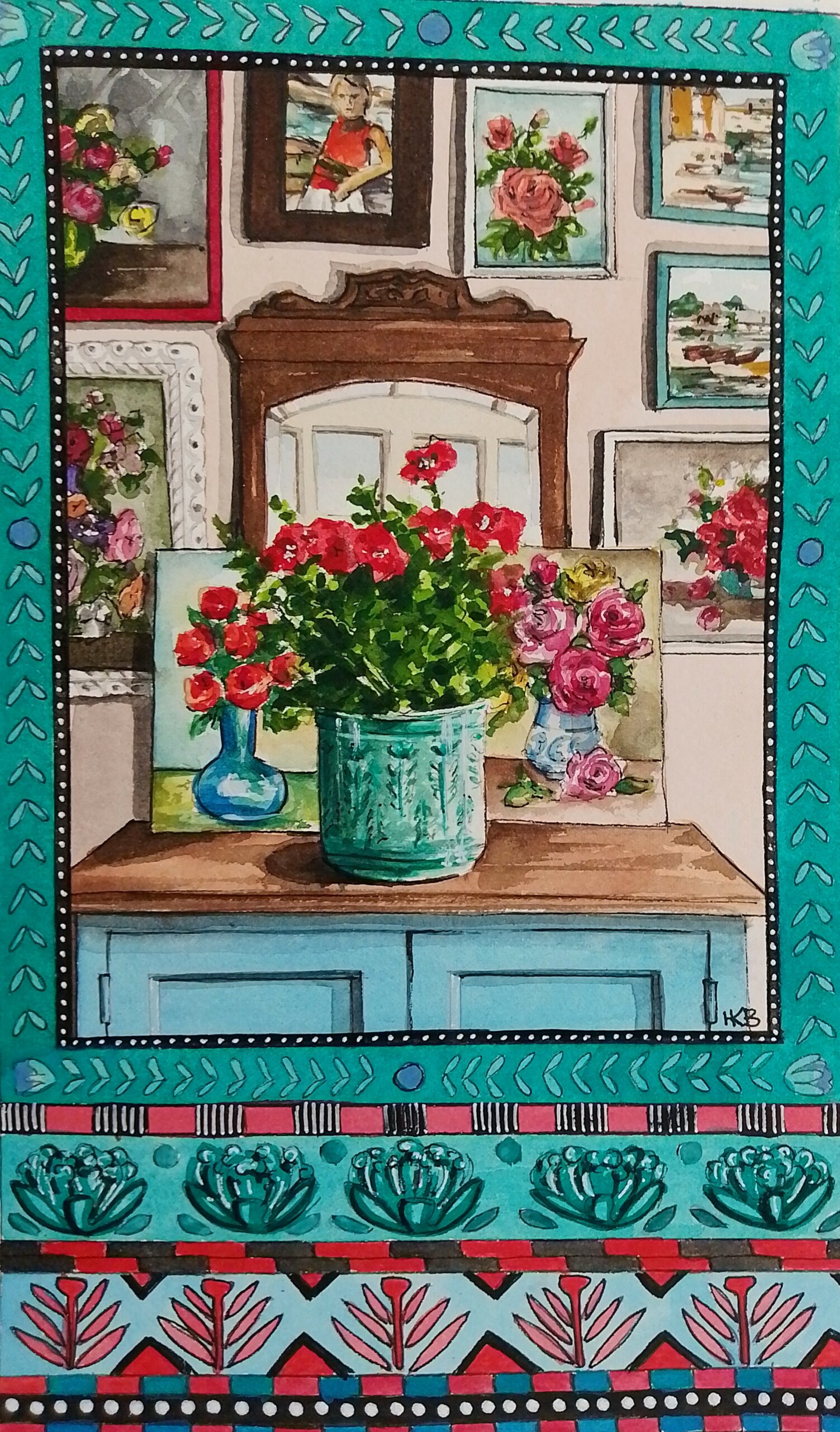 Red Geraniums