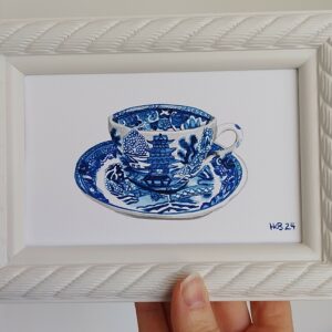 Blue Willow Cup and Saucer