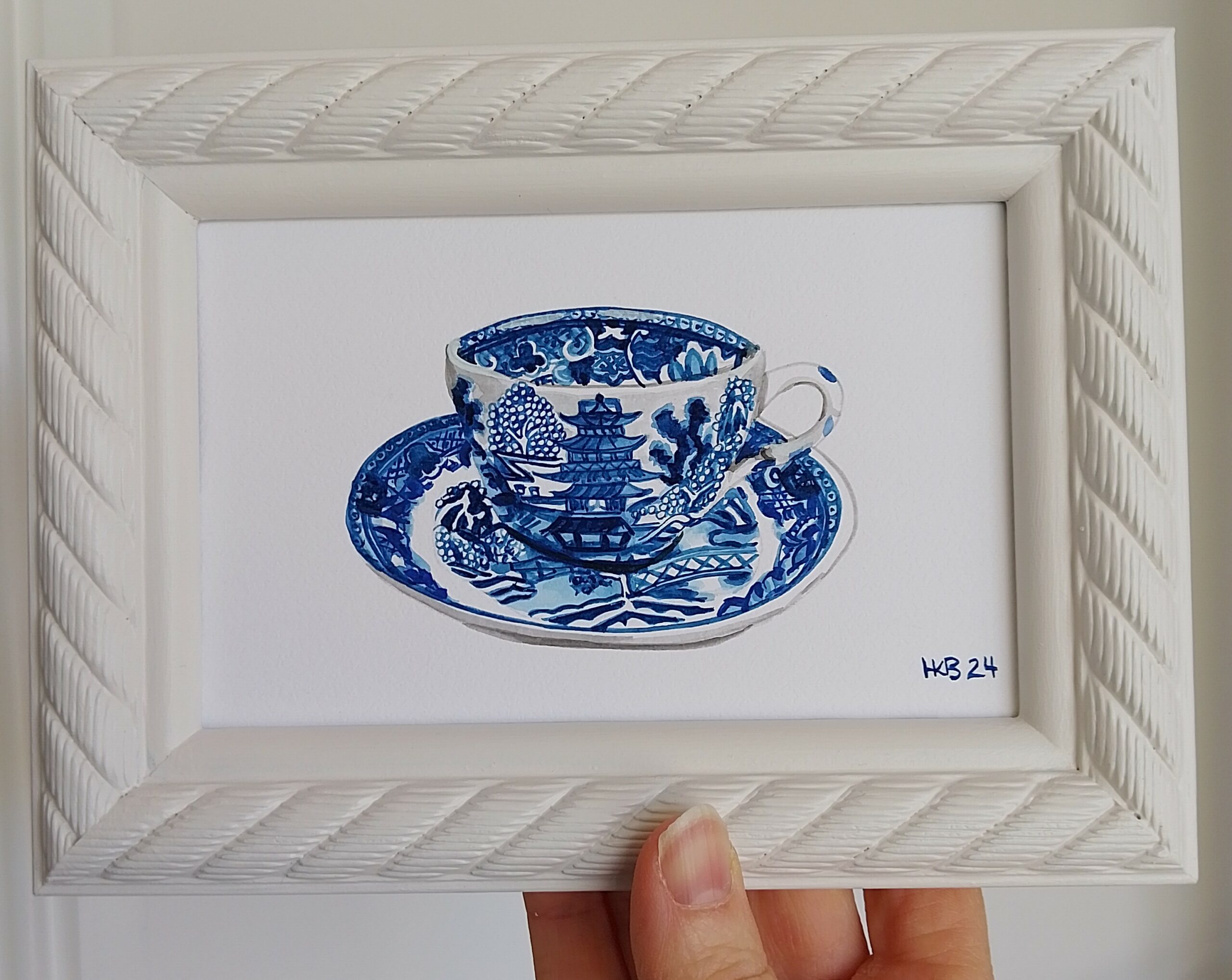 Blue Willow Cup and Saucer
